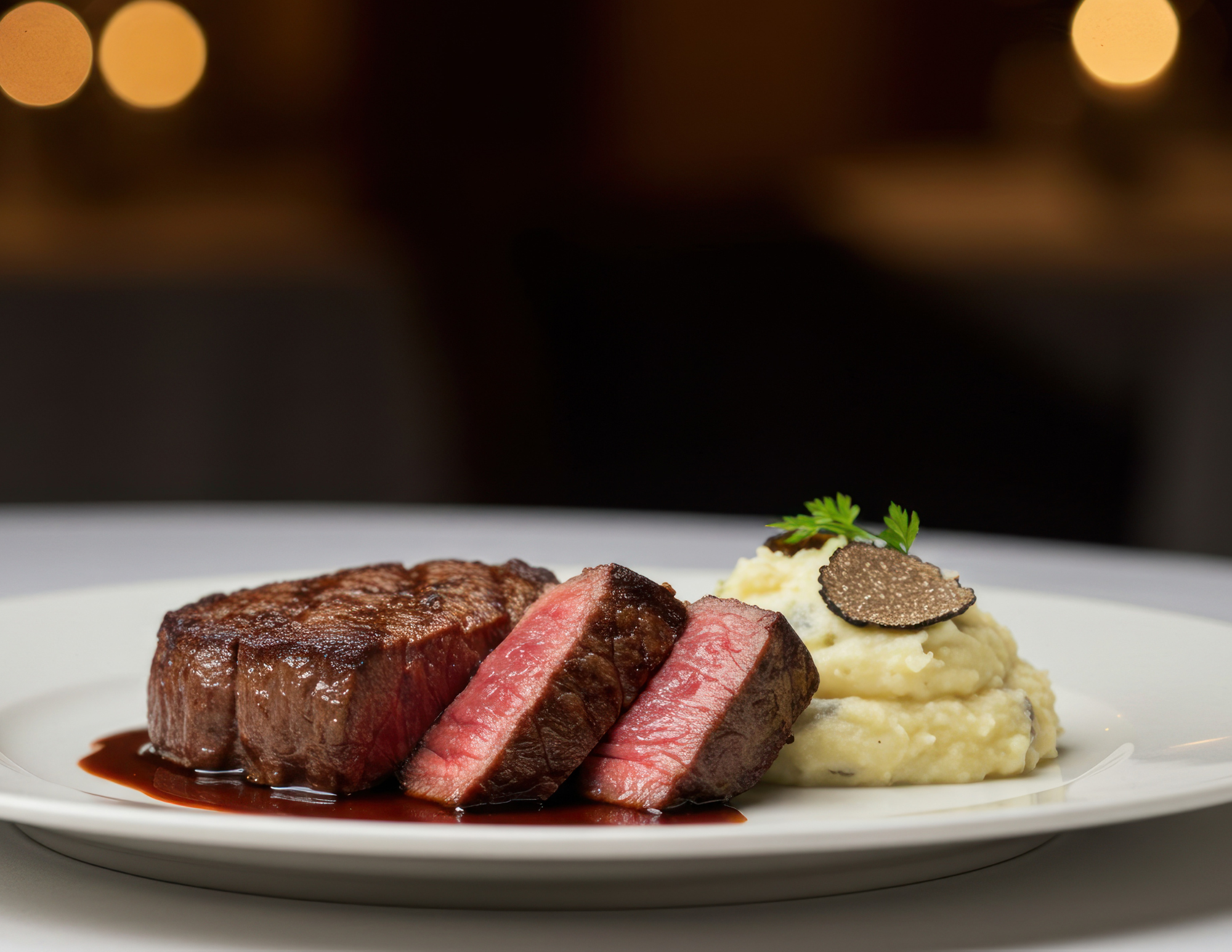 Steakhouse Filet with Truffle Mashed Potatoes