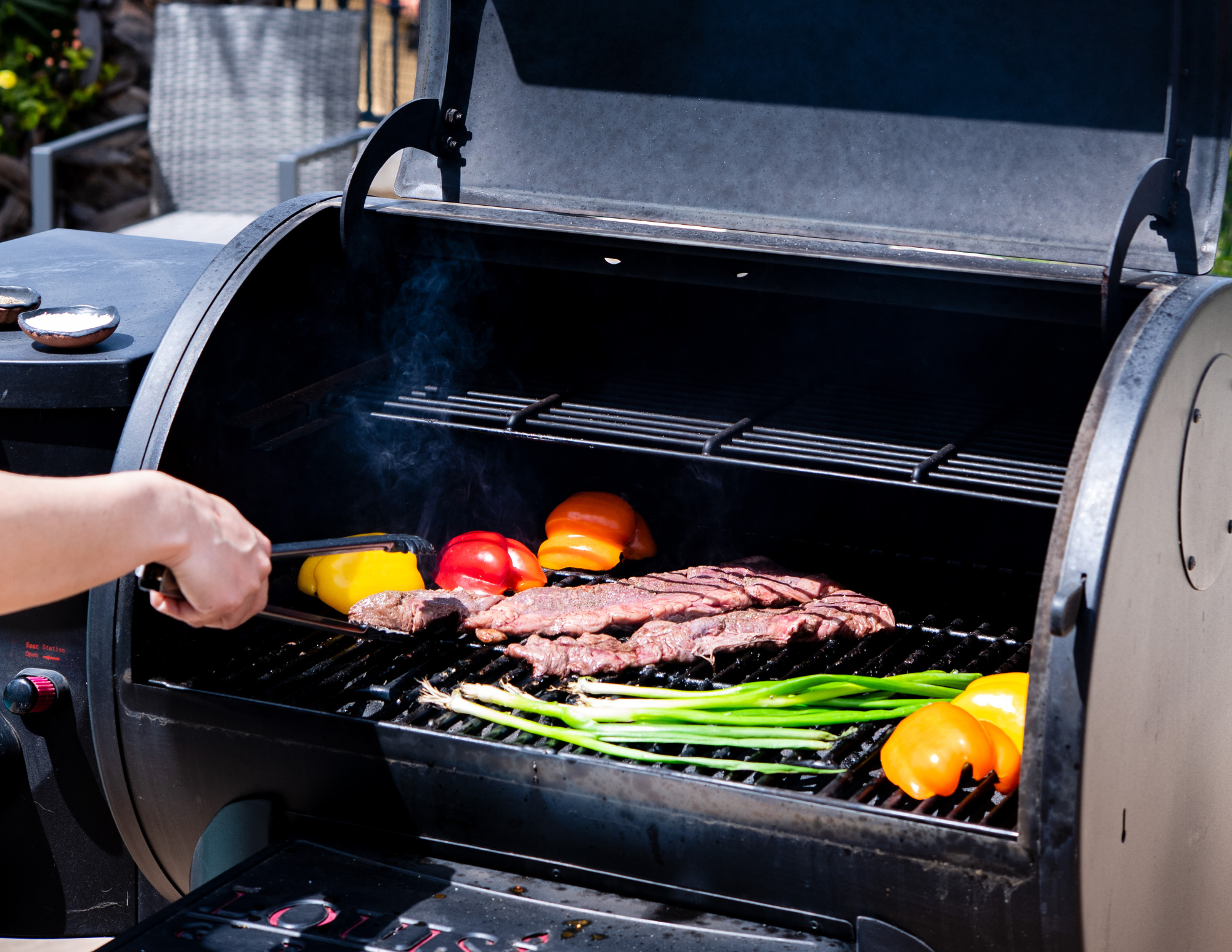 Grilled Skirt Steak Fajitas