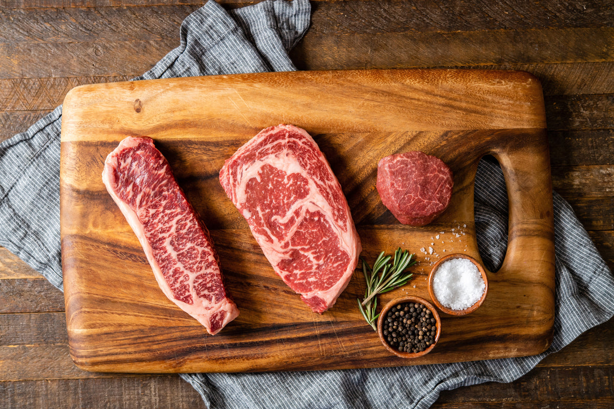 Ribeye vs. Striploin vs. Filet Mignon: What's the Difference? – Butcher ...